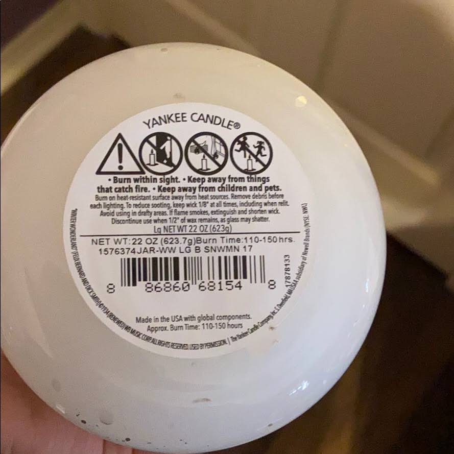 Snowman Candle A1665