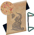 Extra Large Non-Slip Cork Yoga Mat with Carry Strap, 73'' Long x 25'' Wide x 5mm thick, Pack of 2 K52327