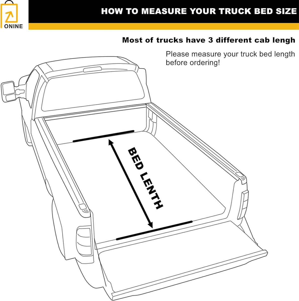 Soft Roll Up Truck Bed Tonneau Cover for Toyota Tundra 6.5ft Bed I54115