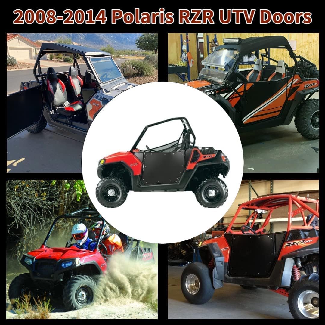 Dual Stage Metal UTV Doors 2PCS (Black) P7211