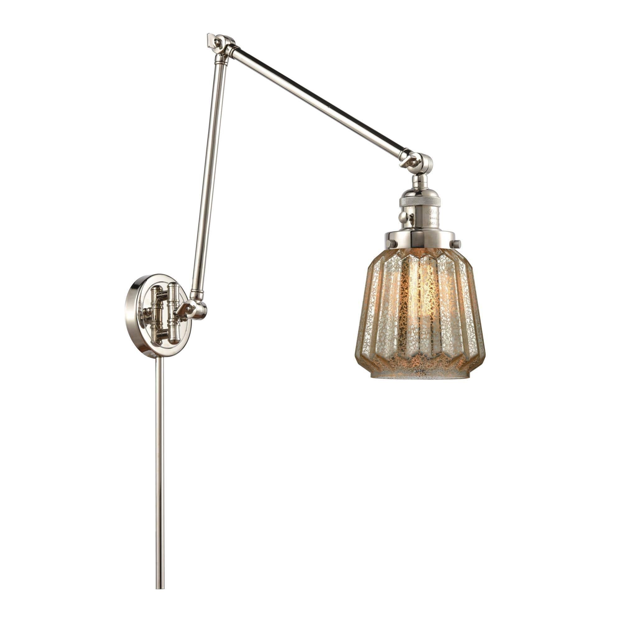 Nickel Swing Arm Lamp Q142859