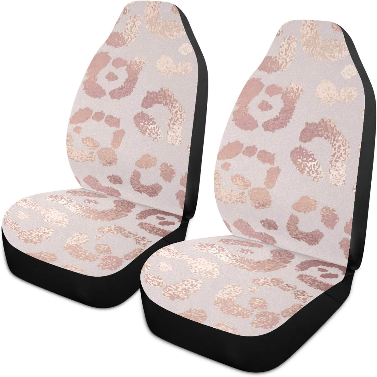 Rose Leopard 2pcs Car Seat Cover F22359
