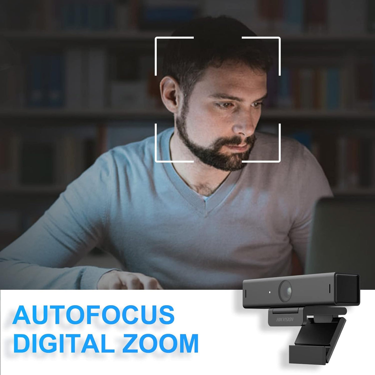 4K HD Webcam with Microphone, 30fps Autofocus I8956