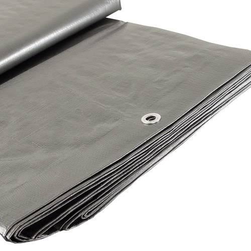 Silver 20x40 Heavy Duty Boat Cover Tarp Z96341