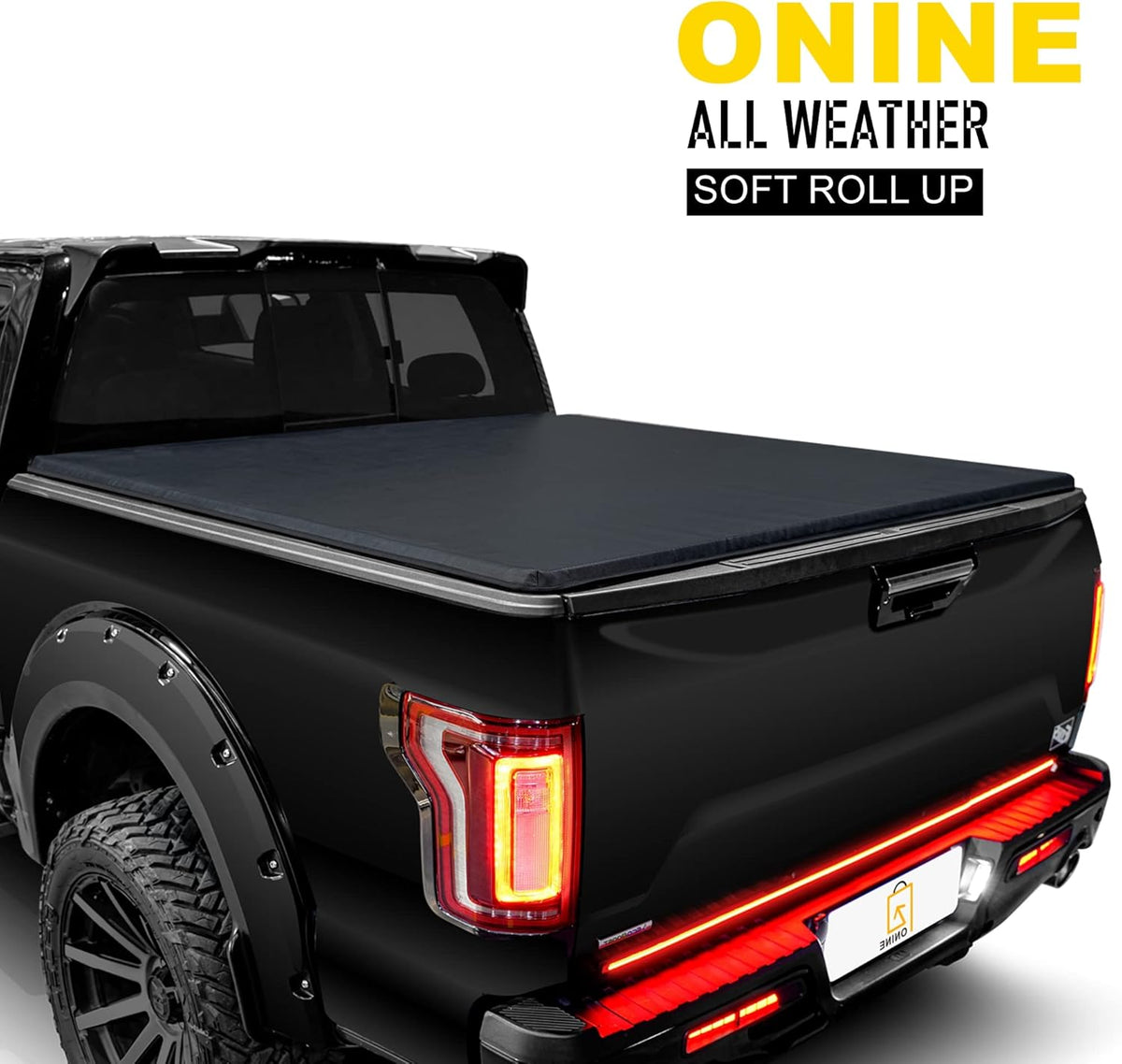 Soft Roll Up Truck Bed Tonneau Cover for Toyota Tundra 6.5ft Bed I54115