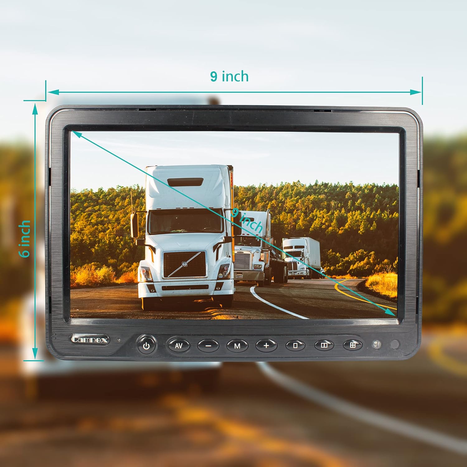 9 inch 1080P HD Backup Camera System with 4 Channel Input V909468