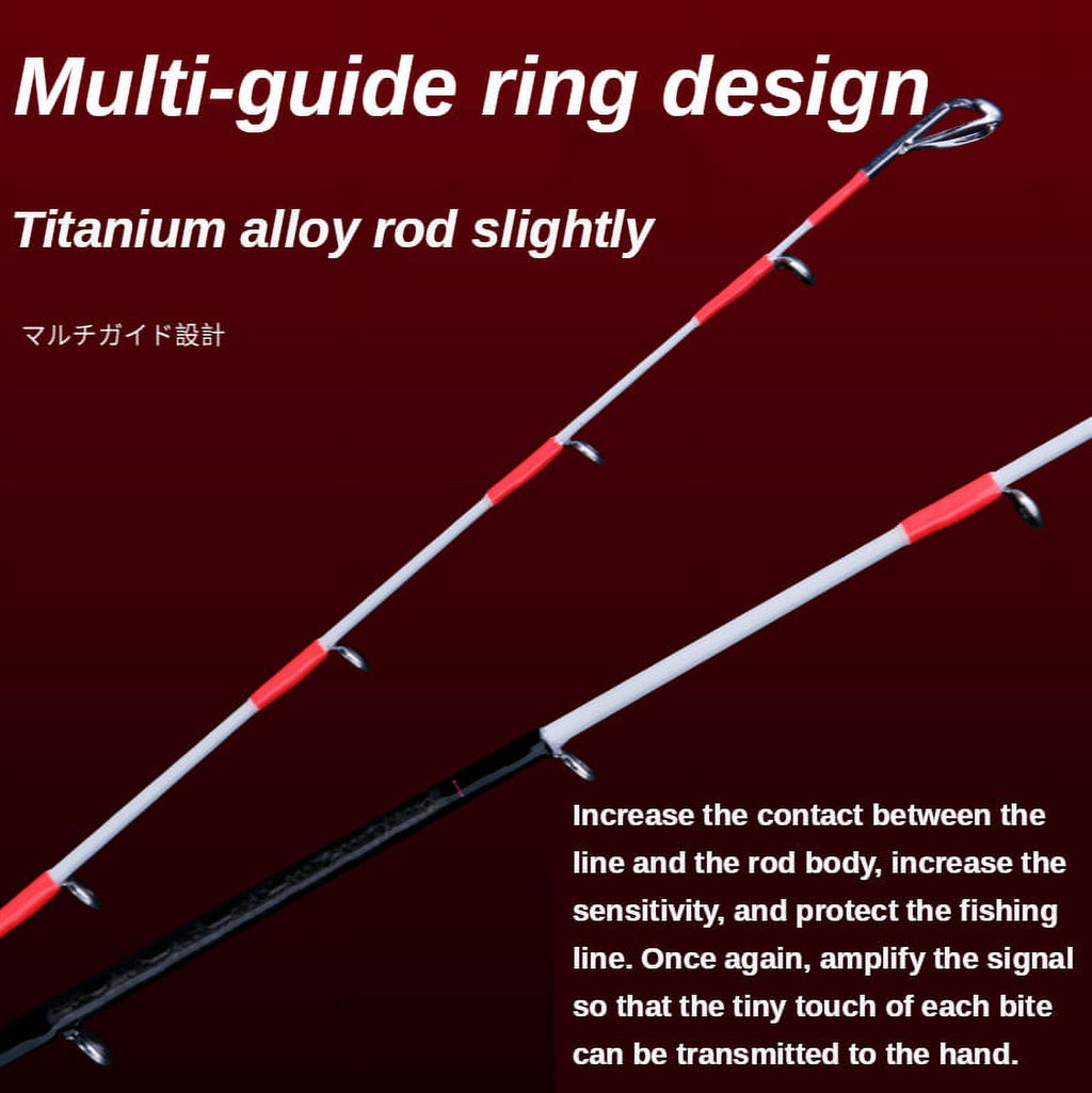 Spin Casting Lure Rod Sea Fishing Rod with Bait Casting Reel O8453