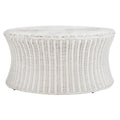 White Cocktail Ottoman X784