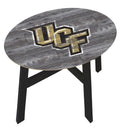 Distressed Wood Side Table D42289