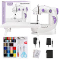 White Mini Sewing Machine with Extension Table W92624