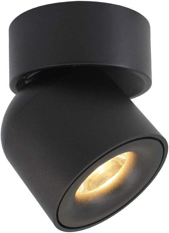 7W 3000K White Aluminum Adjustable Dimmable Ceiling Spotlight Pack of 2 E953655