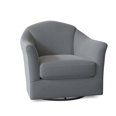 Ultramarine Blue Swivel Barrel Chair X976479