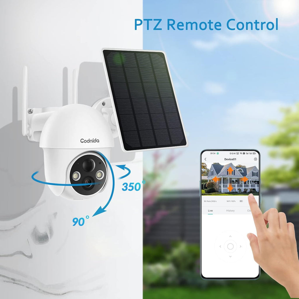 Wireless Outdoor Security Camera with Night Vision N22289