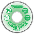 Desoldering Braid 3 Fine Super Wick with Rma Flux 500 Length x 0 075 Width Green H32290