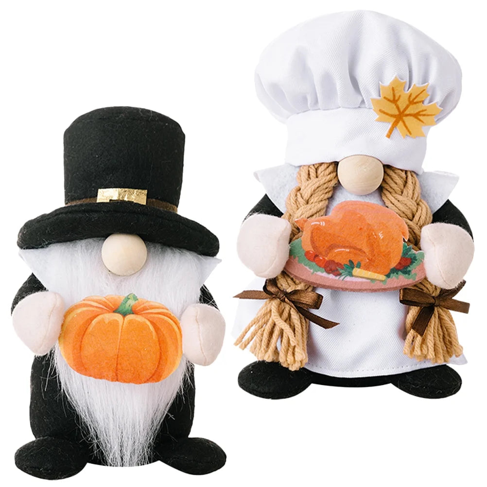 Maple Leaf Gnome Tabletop Decor N1808