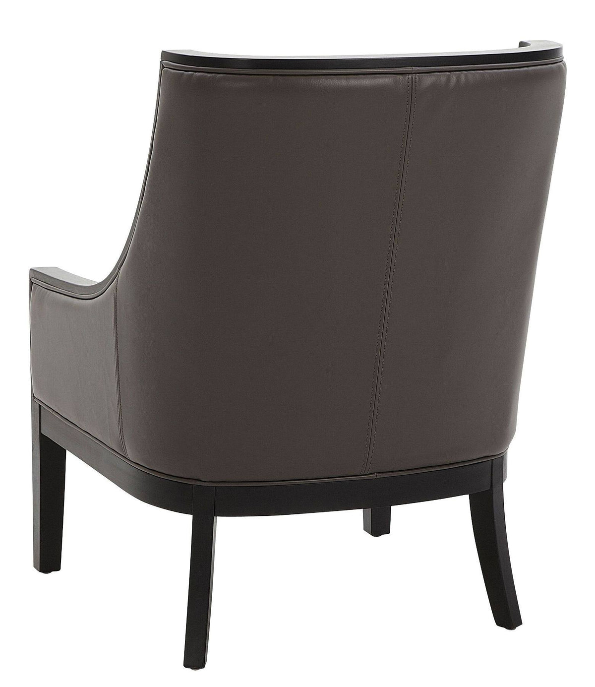 Grey Leather Armchair H789