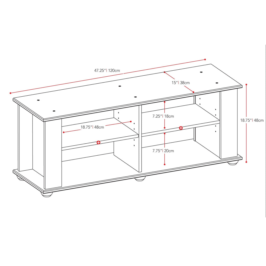 Black TV / Component Stand E948162
