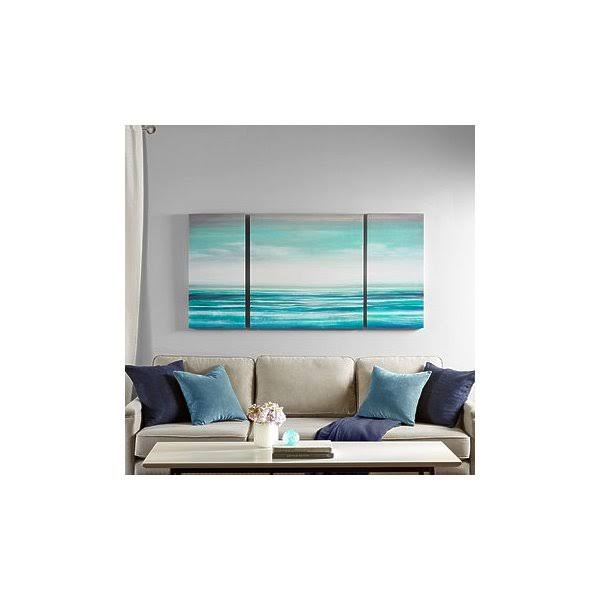 Teal Blue Gel Coat Canvas U5642