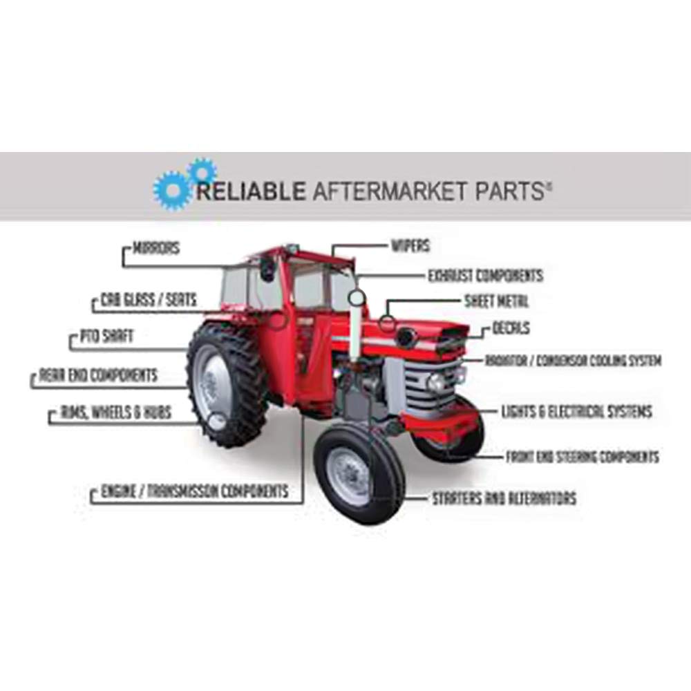 Blue Tractor Seat with Dual Drain Holes I353627