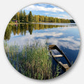Landscape Large Disc Photographic Print on Metal V711