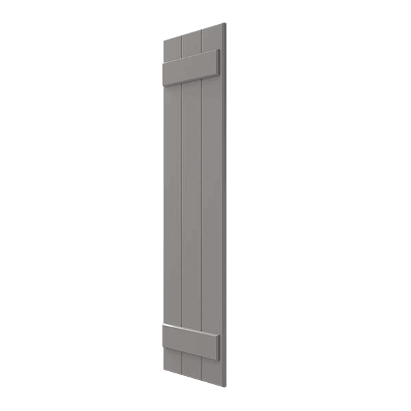 Primed Composite Board-n-Batten Shutters (Per Pair) A46064