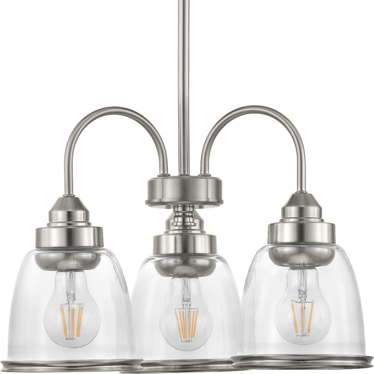 18" Three-Light Semi-Flush Convertible V132618