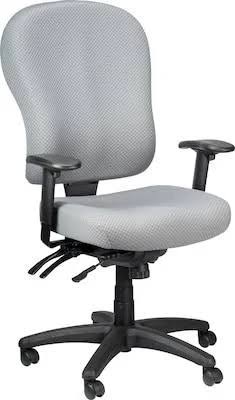 Grey Ergonomic Fabric Mid-Back Task Chair E892