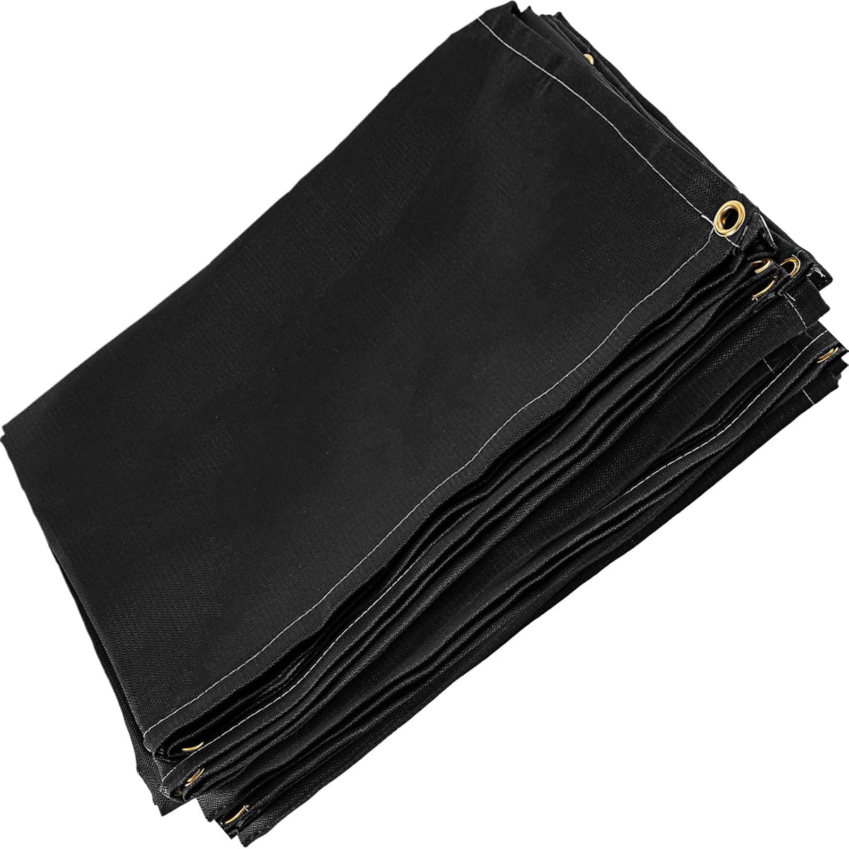 6 x 10 Ft Black Fiberglass Welding Blanket with Carry Bag U9805
