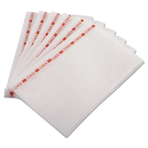 13 x 21 Red/White Food Service Towels, 150/Carton F3166