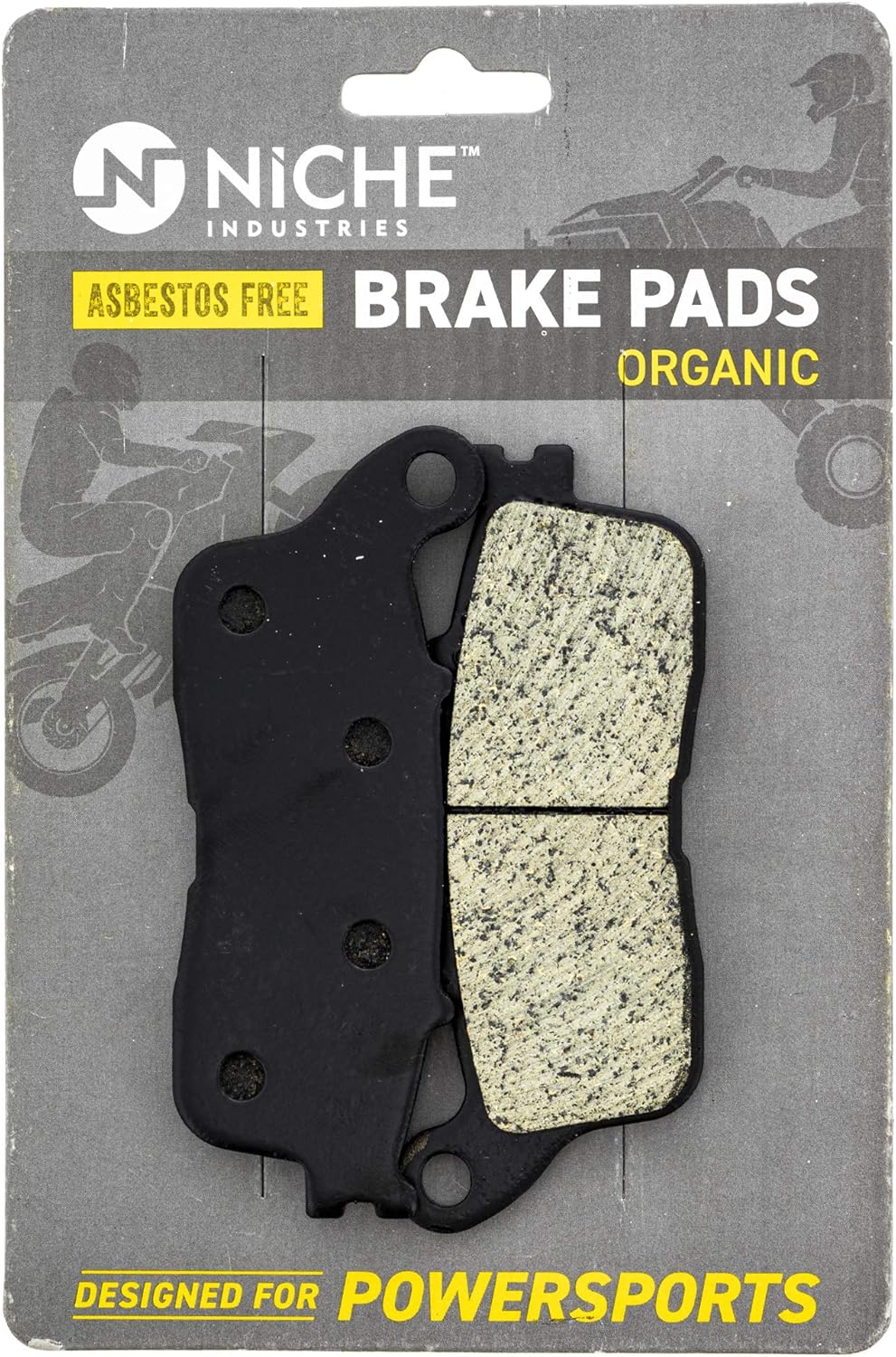 Brake and Parking Pad Set, Organic, Pack of 2 D50744