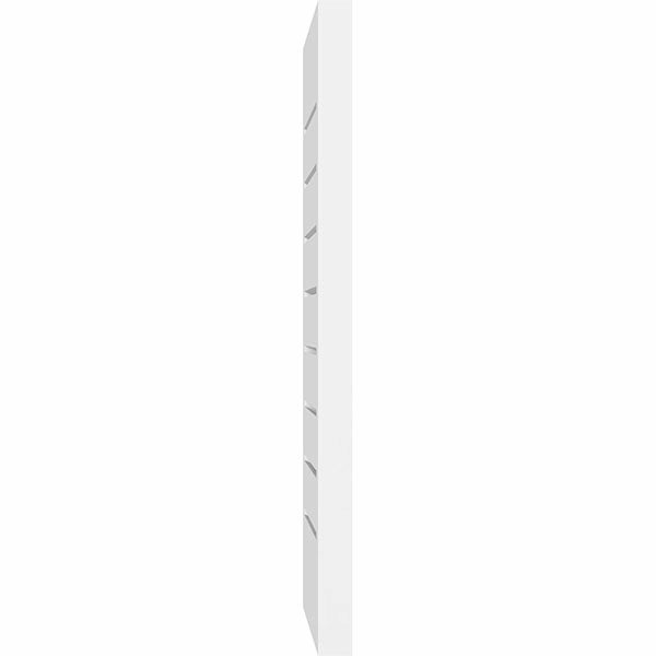 PVC Gable Vent with Brickmould H18277