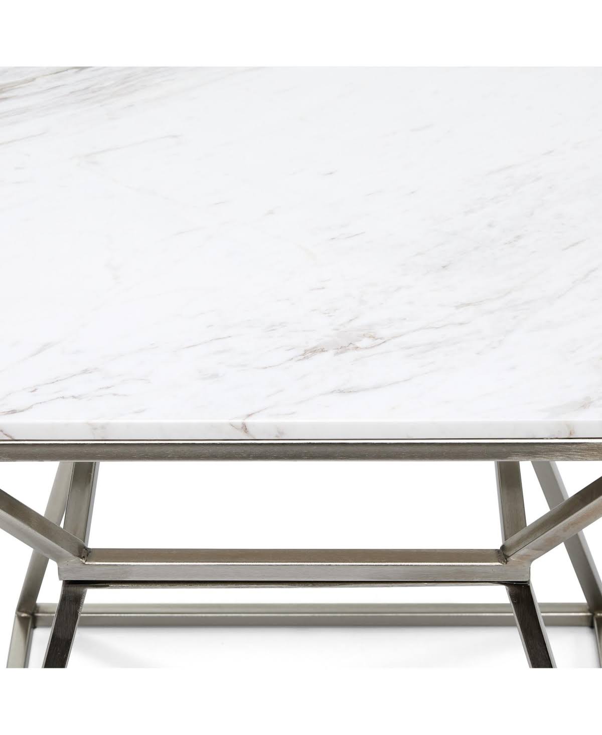 Silver Marble Side Table U3262