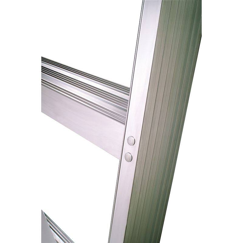 3 ft Aluminum Stepladder, 300 lb Capacity A80761