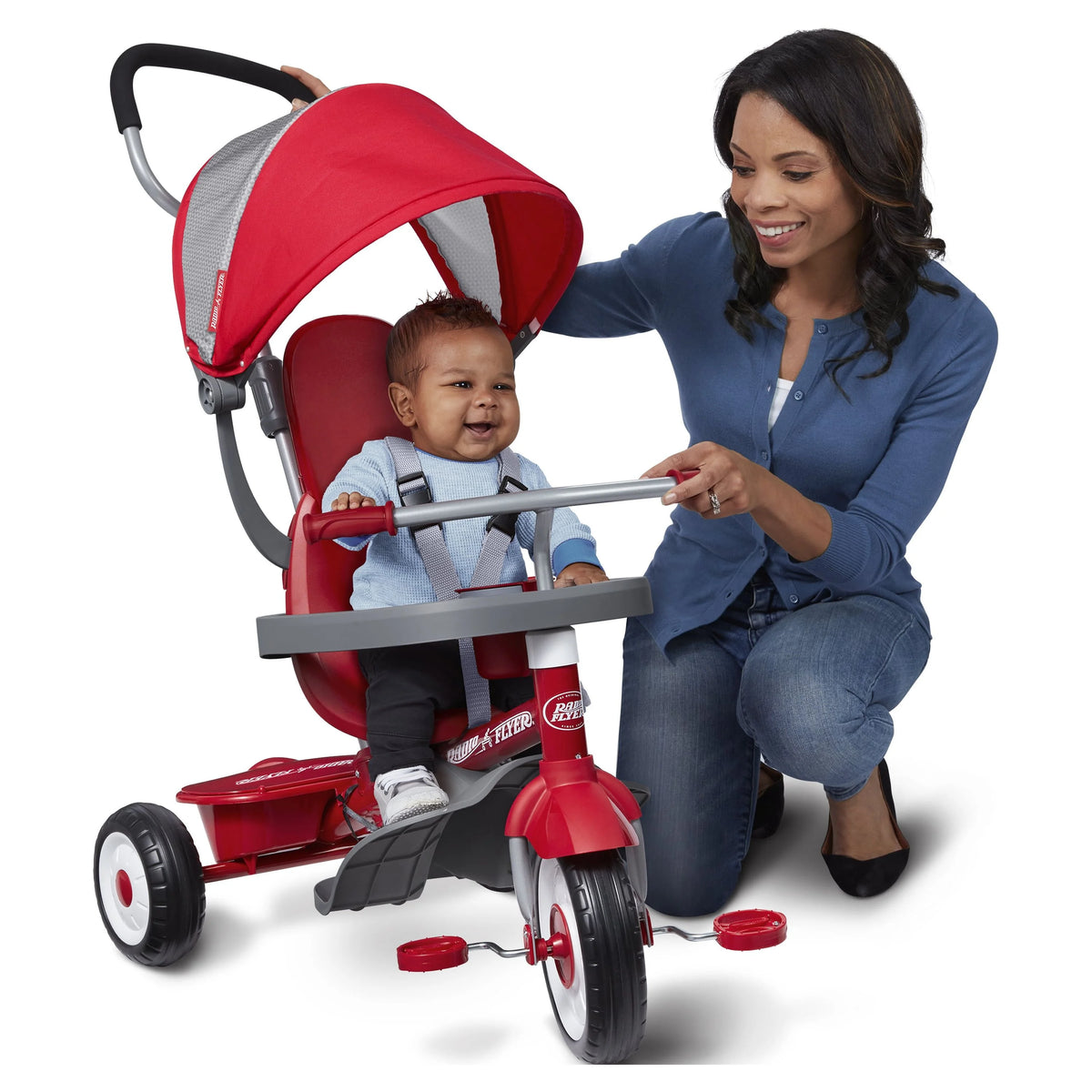 Red 4-in-1 Stroll 'n Trike Y367