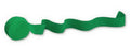 Emerald Green Crepe Streamer, 500 ft (Case of 12) L554846