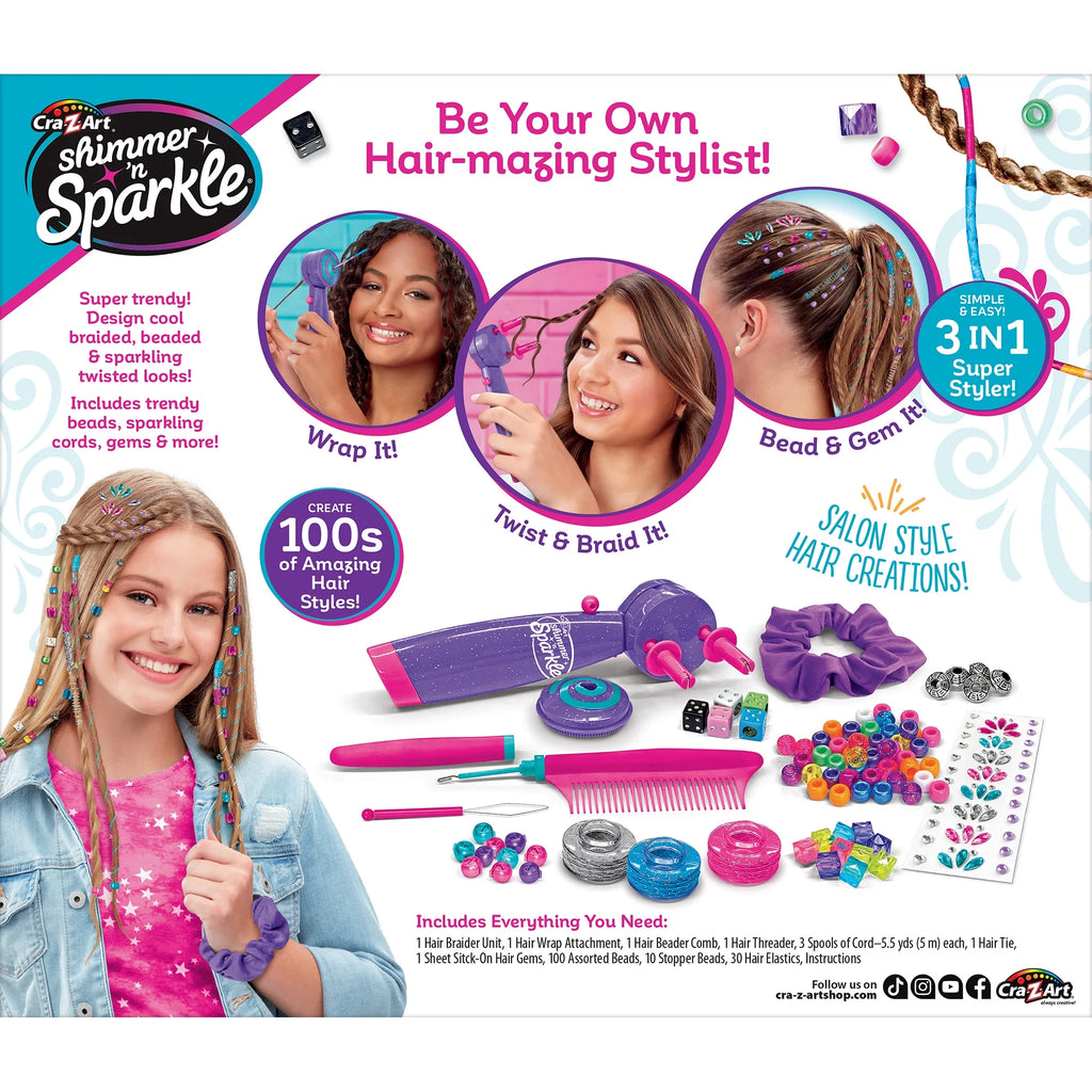 3-in-1 Braid Bead & Twist Hair Designer Tool K90365