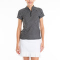Black Dotty Top Z2504