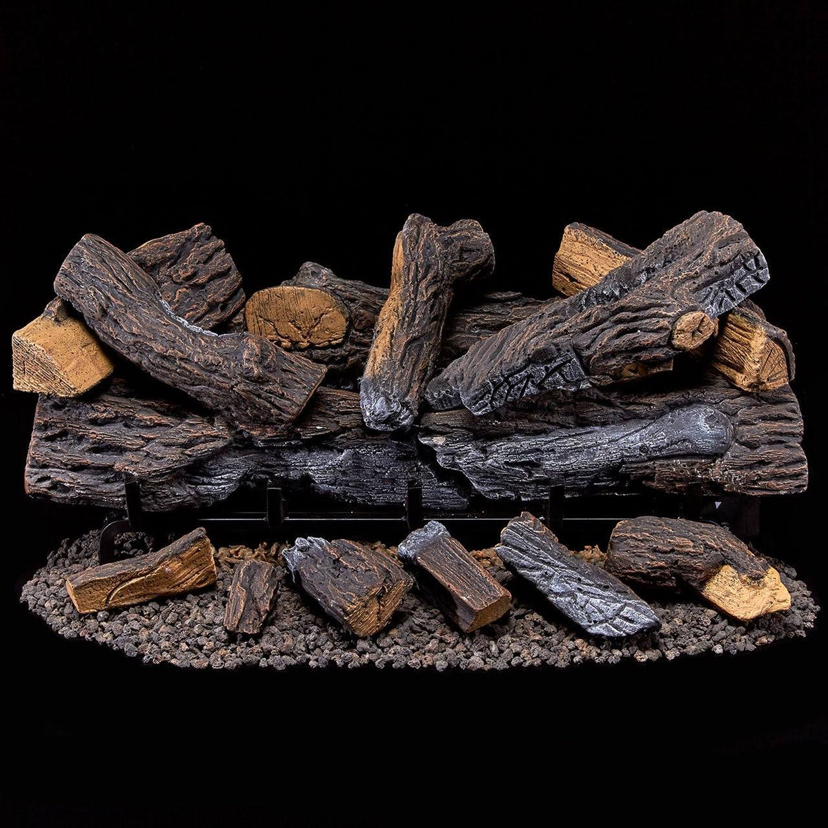 30 in. Dual Fuel Gas Log Set with Remote Control G5970