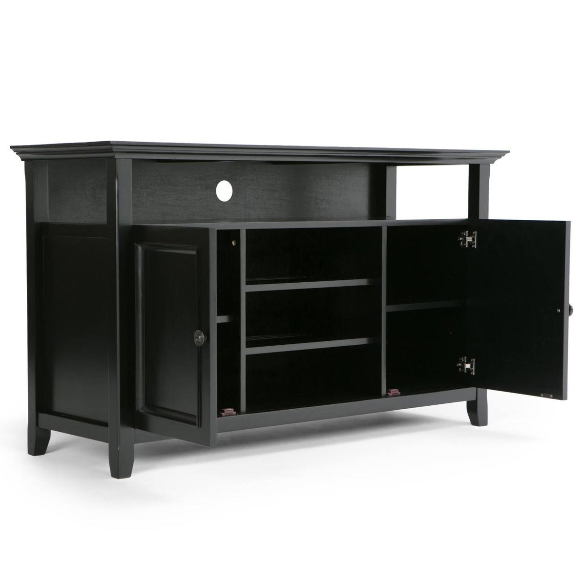 Black TV Media Stand T515