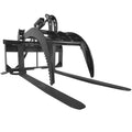 Hydraulic Skid Steer Pallet Fork Grapple Attachment with 60in Fork Blades C309666
