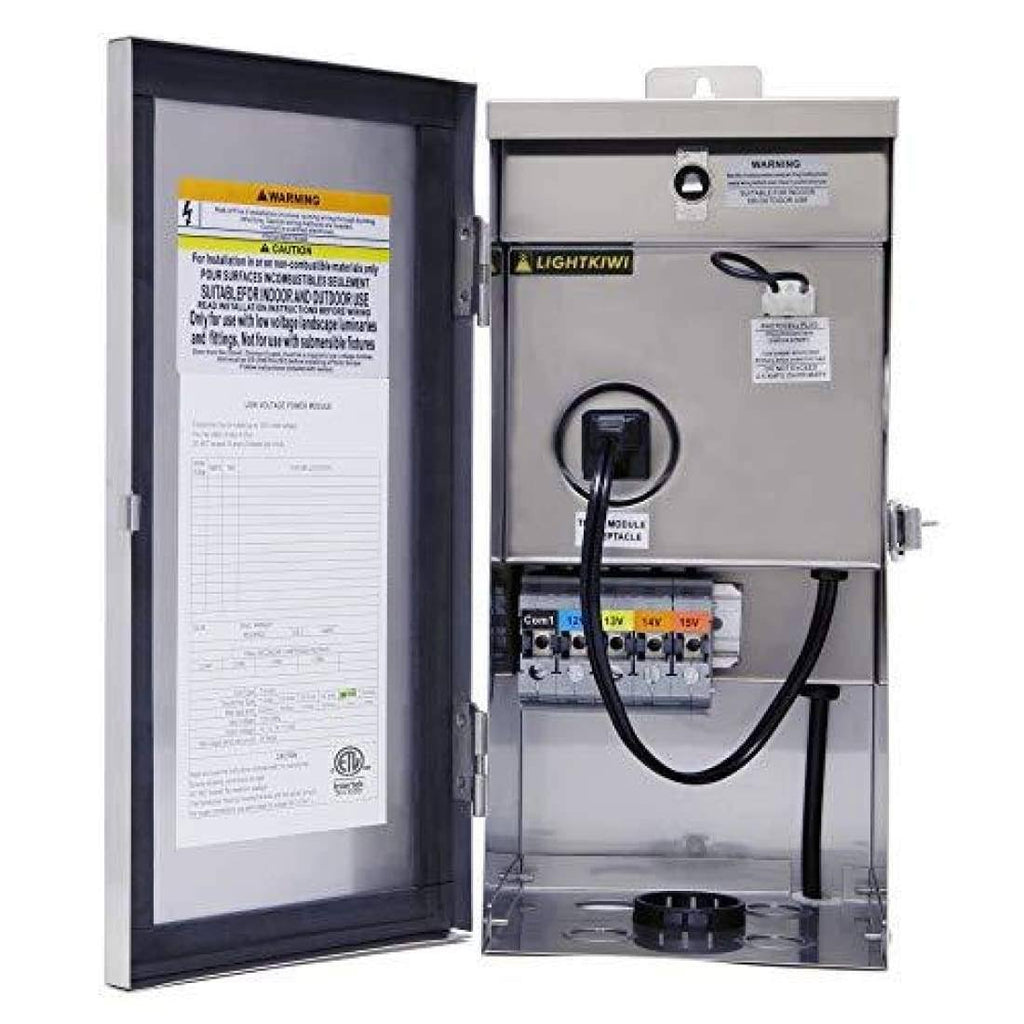 300 Watt Multi-Tap Low Voltage Transformer for Landscape Lighting Q339