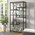 Blackened Bronze Metal Bookcase I8933