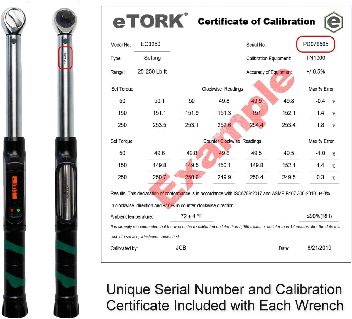1/2-Inch Drive Electronic Torque Wrench (25-250 ft.-lb./33.9-339 N.m) D459