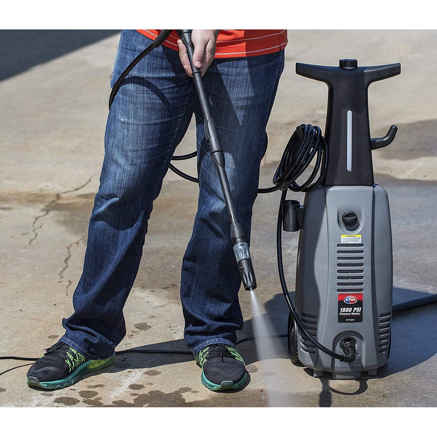 1800 PSI 1.6 GPM Electric Pressure Washer with Hose Reel B21619
