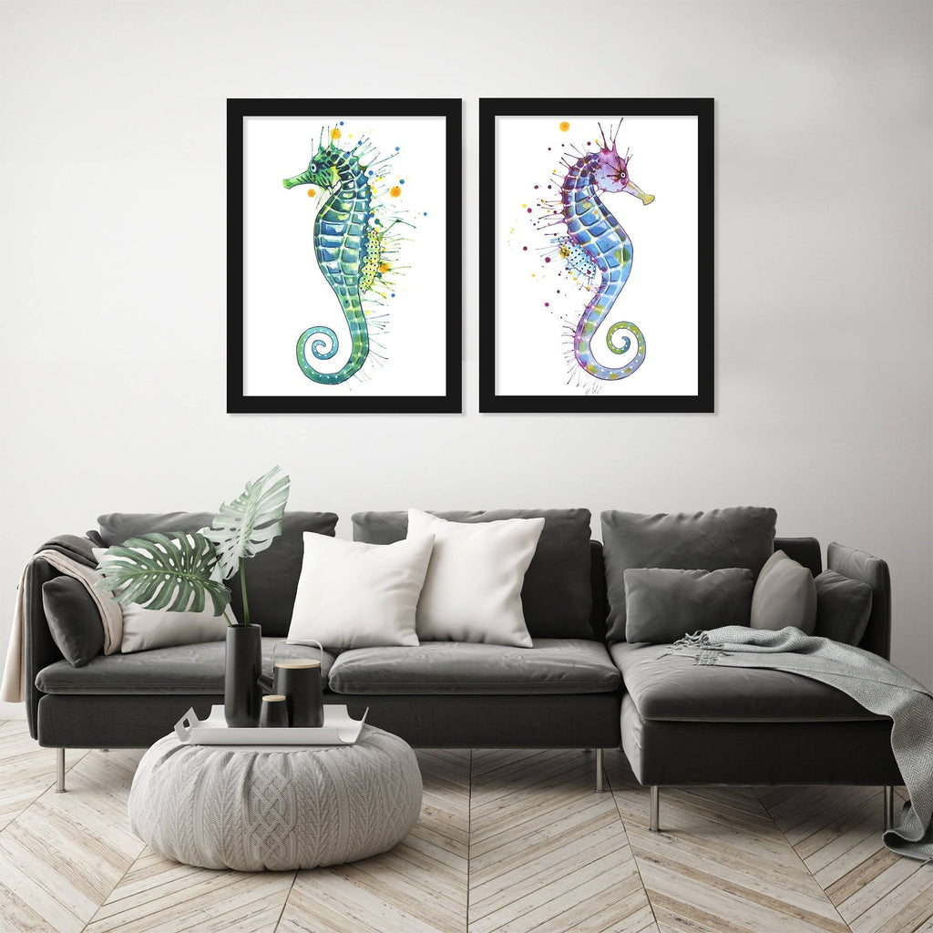 Black Framed Print Set C982