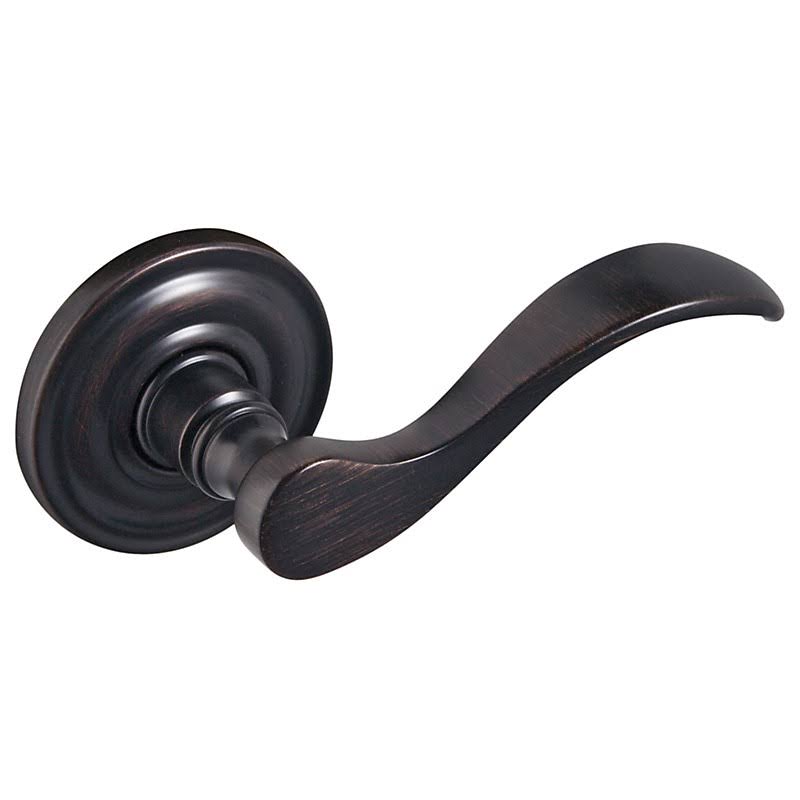 Passage Wave Polished Brass Door Set S381208