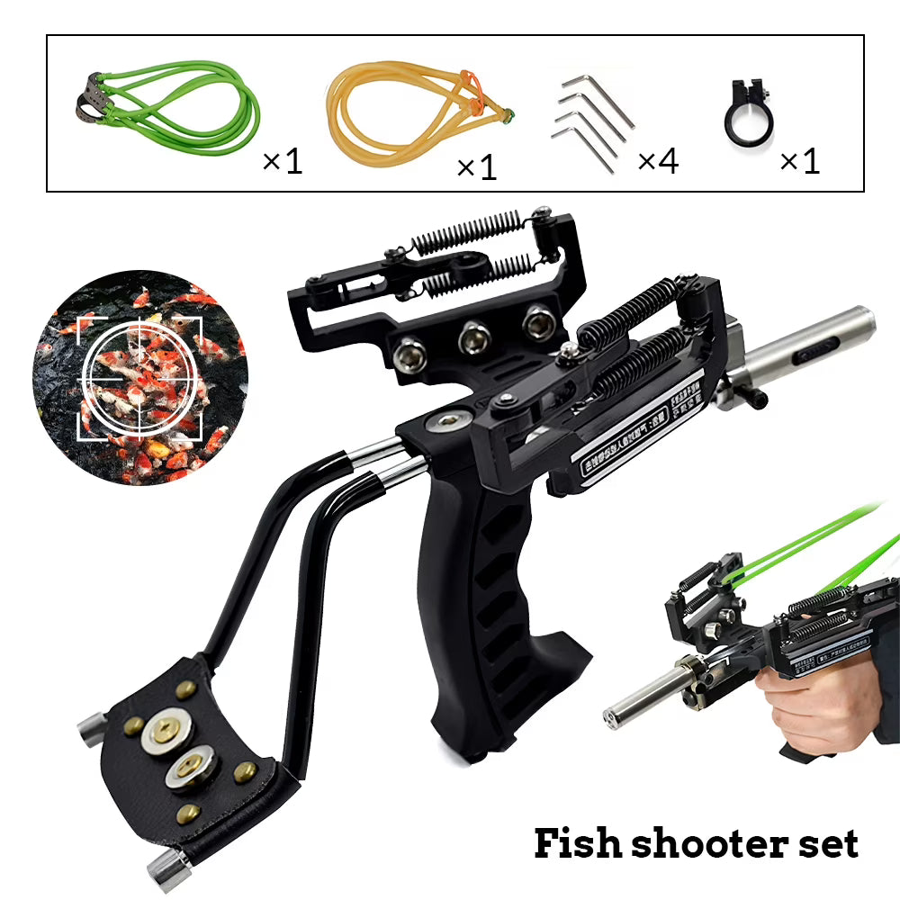 Heavy Duty High Speed Slingshot with 2 Replacement Rubber Bands H804