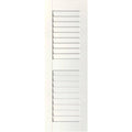 18 in. x 45 in. Primed Louvered Shutters Pair W5955