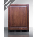 ADA compliant built-in undercounter all-refrigerator with auto defrost and black cabinet C1559
