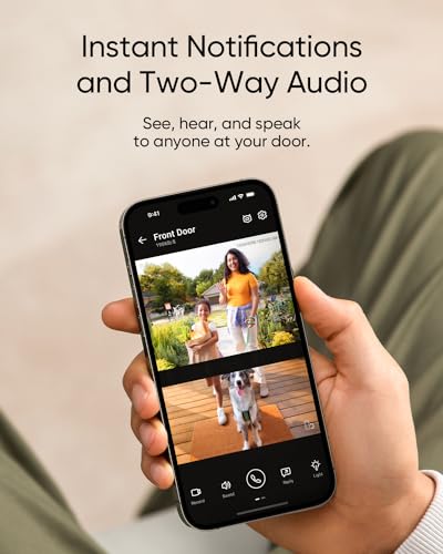 Dual Cameras Video Doorbell with Color Night Vision P56339